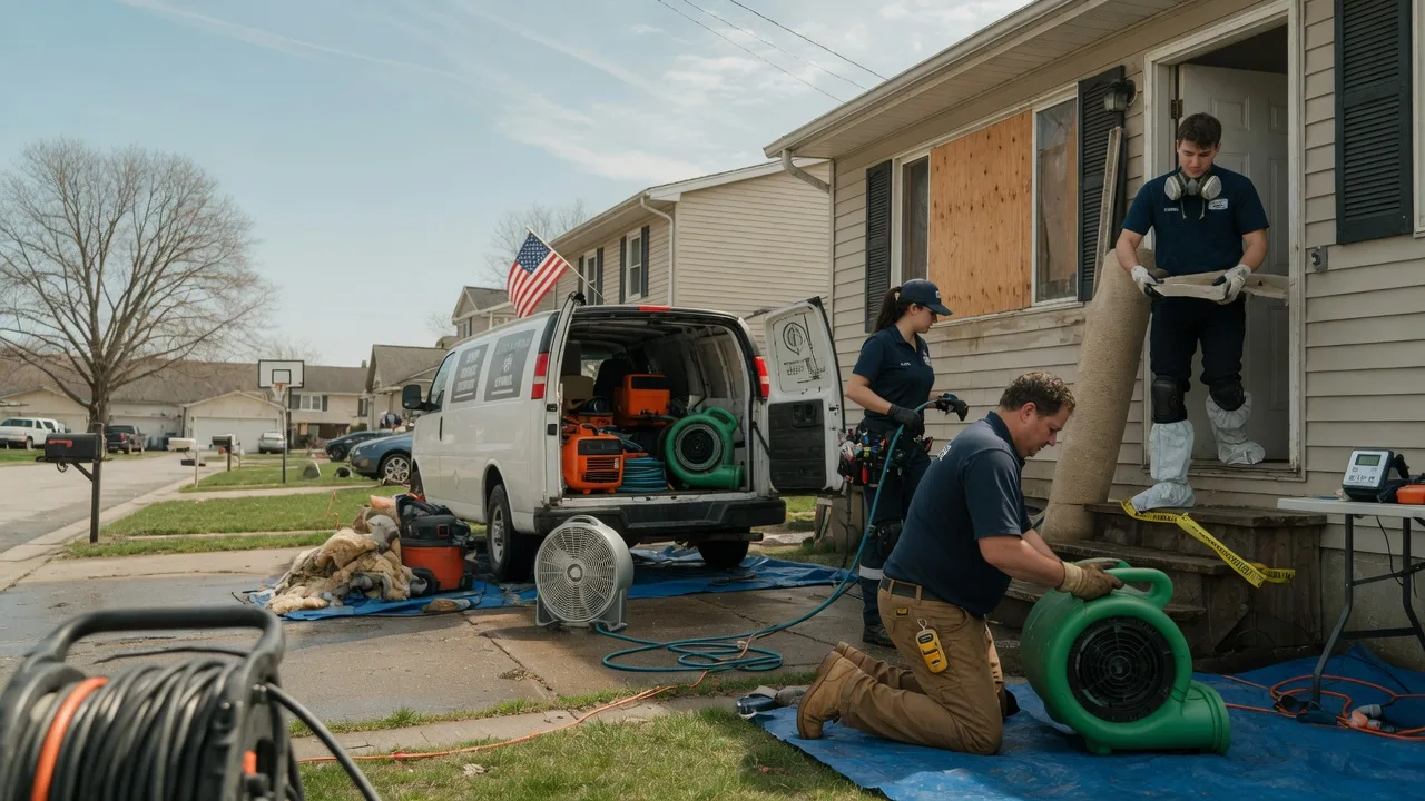 Water Damage Restoration in Delong, IN near me